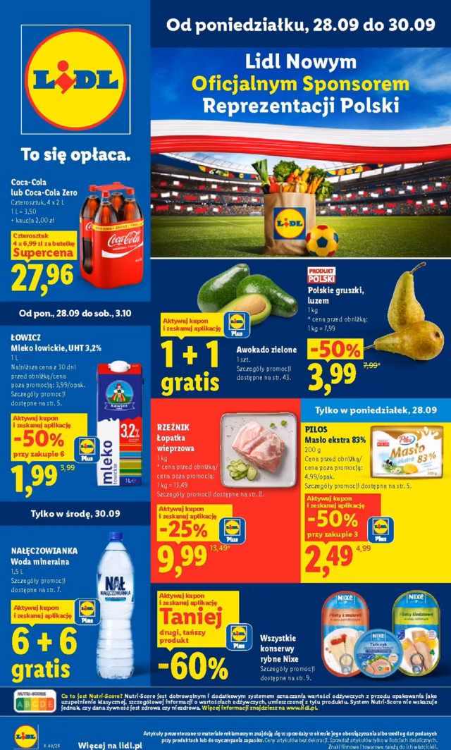 Lidl gazetka od 28.09.2026 - Mega okazje od poniedziałku
