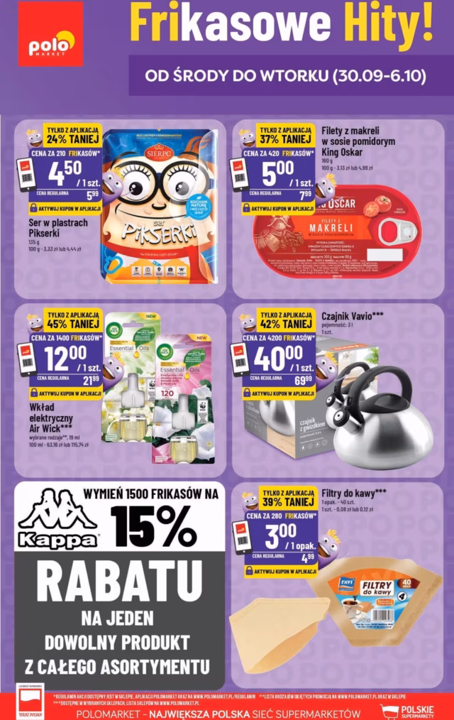 Polomarket gazetka od 30.09.2026 - Frikasowe Hity od środy